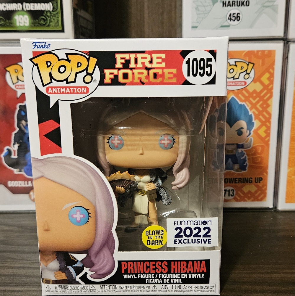 Fire Force: Princess Hibana 2022 Funimation Exclusive [GITD] Funko Pop #1095